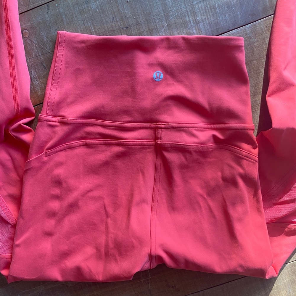 Lulu lemon chili pepper red 28” legging